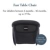 Picture of Inglesina Fast Table Chair, Black - Portable Baby High Chair - for Babies & Toddlers up to 37 lbs - Collapsible Design - Fits Tables 0.8'' to 3.5'' Thick - Compact & Easy to Use - Travel Bag Included