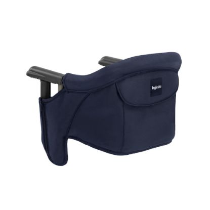Picture of Inglesina Fast Table Chair, Navy - Portable Baby High Chair - for Babies & Toddlers up to 37 lbs - Collapsible Design - Fits Tables 0.8'' to 3.5'' Thick - Compact & Easy to Use - Travel Bag Included