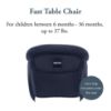 Picture of Inglesina Fast Table Chair, Navy - Portable Baby High Chair - for Babies & Toddlers up to 37 lbs - Collapsible Design - Fits Tables 0.8'' to 3.5'' Thick - Compact & Easy to Use - Travel Bag Included