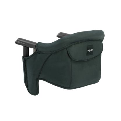 Picture of Inglesina Fast Table Chair, Dark Green - Portable Baby High Chair - for Babies & Toddlers up to 37 lbs - Collapsible - Fits Tables 0.8'' to 3.5'' Thick - Compact & Easy to Use - Travel Bag Included