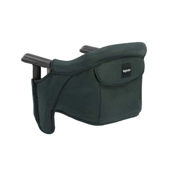 Picture of Inglesina Fast Table Chair, Dark Green - Portable Baby High Chair - for Babies & Toddlers up to 37 lbs - Collapsible - Fits Tables 0.8'' to 3.5'' Thick - Compact & Easy to Use - Travel Bag Included