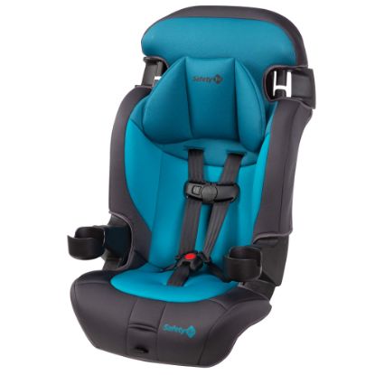 Picture of Safety 1st Grand 2-in-1 Booster Car Seat, Forward Facing Car Seat with Harness, High Back Booster Seat for Car, 30-65 Pounds and Belt-Positioning Booster, Car Seats, 40-100 Pounds, Capri Teal