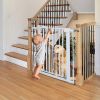 Picture of Babelio Baby Gate for Doorways and Stairs, 26''-40'' Auto Close Dog/Puppy Gate, Easy Install, Pressure Mounted, No Drilling, fits for Narrow and Wide Doorways, Safety Gate w/Door for Child and Pets