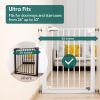 Picture of Babelio Baby Gate for Doorways and Stairs, 26''-40'' Auto Close Dog/Puppy Gate, Easy Install, Pressure Mounted, No Drilling, fits for Narrow and Wide Doorways, Safety Gate w/Door for Child and Pets