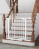 Picture of Cumbor 29.7-40.6" Baby Gate for Stairs, Mom's Choice Awards Winner-Dog Gate for Doorways, Pressure Mounted Self Closing Pet Gates for Dogs Indoor, Durable Safety Child Gate with Easy Walk Thru Door