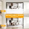 Picture of Retractable Baby Gate,Mesh Baby Extra Wide Gate,Extra Long Dog Gate, 33" Tall,Large Extends up to 118" Wide,Child Safety Extra Large Gate for Doorways, Stairs, Hallways,Indoor/Outdoor(33"x118",White)