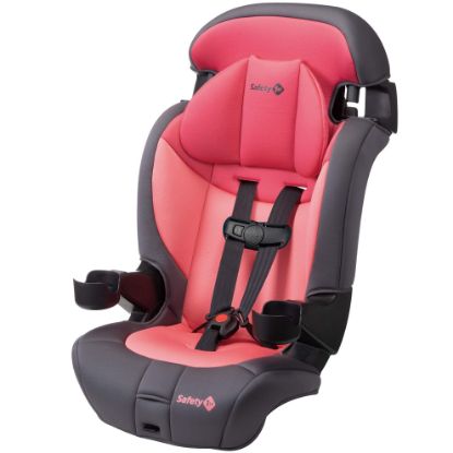 Picture of Safety 1st Grand 2-in-1 Booster Car Seat, Forward Facing Car Seat with Harness, High Back Booster Seat for Car, 30-65 Pounds and Belt-Positioning Booster, Car Seats, 40-100 Pounds, Sunrise Coral