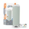 Picture of Diaper Genie Platinum Pail (Sage Green) is Made in Durable Stainless Steel and Includes 1 Easy Roll Refill with 18 Bags That can Last up to 5 Months.