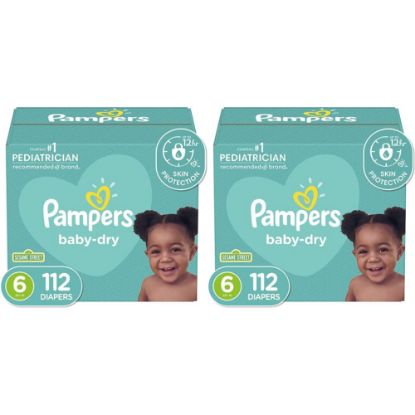 Picture of Pampers Baby Dry Diapers Size 6 112 Count (Pack of 2)