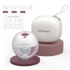 Picture of Momcozy M5 Hands-Free Wearable Breast Pump, Double-Sealed Flange for Baby-Like Comfort, 3 Modes & 9 Suction Levels, Portable Electric Pump - 24mm, 1 Pack Cozy Red