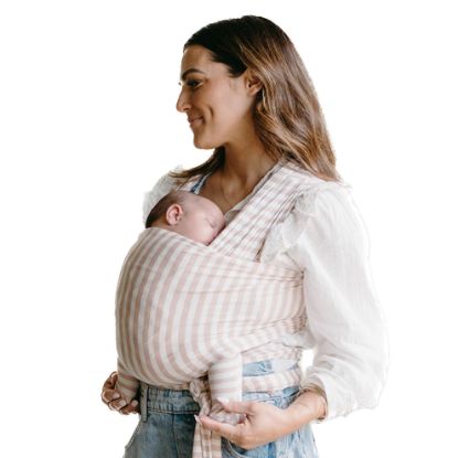 Picture of Solly Baby Wrap Carrier, Newborn to Toddler 8-25 Lbs., Buttery-Soft & Lightweight Fabric, Postpartum Essential, Mother’s Day Gift for New Moms, Candy Stripe