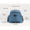 Picture of Tushbaby The Original Safety-Certified Hip Carrier for Babies & Toddlers: Machine Washable Child Waist Seat with Pocket Storage, As Seen on Shark Tank (23”-44” Waist, 0-3 yrs up to 45lbs) - Chambray