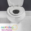 Picture of Mayfair NextStep2 Toilet Seat with Toddler Potty Training Seat Built-In, Slow Close, Easy Clean, Magnetic Removable Kids Seat, ROUND, White, 2-Pack