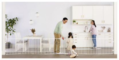 Picture of Regalo 194-Inch Super Wide Adjustable Baby Gate and Play Yard, 2-In-1, Bonus Kit, 4 Count (Pack of 1)