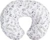 Picture of Nursing Pillow and Positioner-Original | Gray Taupe Watercolor Leaves | Breastfeeding, Bottle Feeding, Baby Support | with Removable Cotton Blend Cover | Awake-Time Support