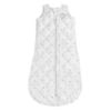 Picture of DREAMLAND BABY Weighted Sleep Sack, Ages 0-6 Months. 100% Cotton, Evenly Distributed Weight from Shoulders to Toes (White w/Grey Stars)