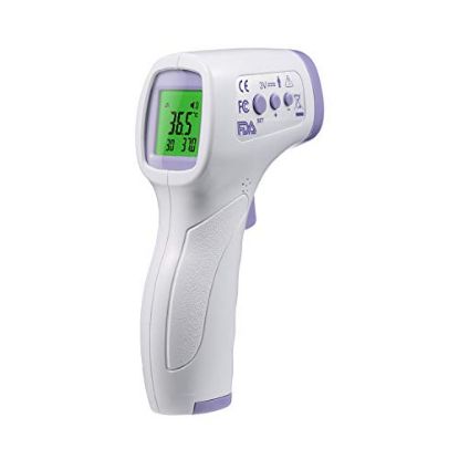 Picture of Infrared Forehead Thermometer Non-Contact，Digital Temperature Gun with Fever Alert and Ear Function Instant Reading for Adult, Kids, Baby, Children, ˚C / ˚F (12 Days Delivery)