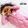 Picture of DREAMLAND BABY Weighted Sleep Sack, Ages 6-12 Months. 100% Cotton, Evenly Distributed Weight from Shoulders to Toes (Pink)