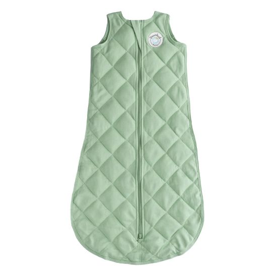 Picture of DREAMLAND BABY Weighted Sleep Sack, Ages 6-12 Months. 100% Cotton, Evenly Distributed Weight from Shoulders to Toes (Green)