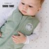 Picture of DREAMLAND BABY Weighted Sleep Sack, Ages 6-12 Months. 100% Cotton, Evenly Distributed Weight from Shoulders to Toes (Green)