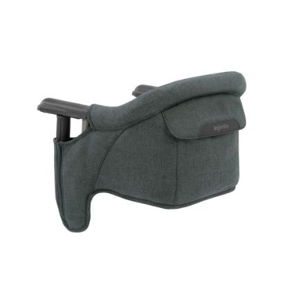 Picture of Inglesina Fast Table Chair, Charcoal Gray Melange - Portable Baby High Chair - for Babies & Toddlers up to 37 lbs - Fits Tables 0.8'' to 3.5'' Thick - Compact & Easy to Use - Travel Bag Included