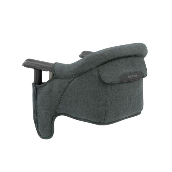 Picture of Inglesina Fast Table Chair, Charcoal Gray Melange - Portable Baby High Chair - for Babies & Toddlers up to 37 lbs - Fits Tables 0.8'' to 3.5'' Thick - Compact & Easy to Use - Travel Bag Included