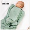 Picture of DREAMLAND BABY Weighted Sleep Swaddle Sack, Babies Aged 0-6 Months. 100% Cotton, Evenly Distributed Weight from Shoulders to Toes (Green)