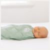 Picture of DREAMLAND BABY Weighted Sleep Swaddle Sack, Babies Aged 0-6 Months. 100% Cotton, Evenly Distributed Weight from Shoulders to Toes (Green)