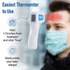 Picture of Non Contact Infrared Forehead Thermometer For Fever - For Adults and Babies - Fast and Accurate Temperature Measurement from Up To 2 Inches Away - Touch Free IR Sensor