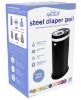 Picture of Ubbi Steel Diaper Pail, Odor Locking, No Special Bag Required, Award-Winning, Registry Must-Have, Matte Black