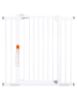 Picture of BABELIO 36" Extra Tall Dog Gate, 26-40" Wide Auto Close Baby Gate, Pressure Mounted Metal Pet, Easy Install No Drilling, No Tools Required, With Wall Protectors and Extension Kits, White