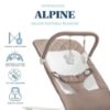 Picture of Baby Delight Alpine Deluxe Portable Baby Bouncer | Infant | 0-6 Months | 100% GOTS Certified Organic Cotton Fabric | Organic Mocha