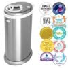 Picture of Ubbi Steel Diaper Pail, Odor Locking, No Special Bag Required, Award-Winning, Registry Must-Have, Chrome