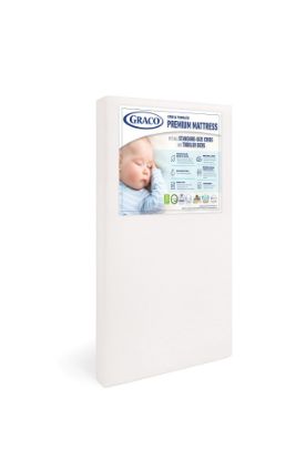 Picture of Graco Premium Crib & Toddler Mattress - GREENGUARD Gold Certified & CertiPUR-US Certified, Fits All Standard Crib & Toddler Beds, Waterproof Sleep Surface, Machine-Washable Outer Cover for Easy Care