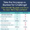 Picture of hiccapop Inflatable Toddler Travel Bed with Safety Bumpers [4-Sided] | Portable Toddler Bed for Kids | Toddler Air Mattress | Kids Air Mattress - Navy Blue