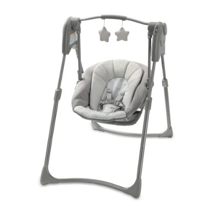 Picture of Graco Slim Spaces Compact Baby Swing, Reign