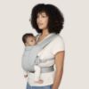 Picture of Ergobaby Embrace Cozy Newborn Essentials Baby Carrier Wrap (7-25 Pounds), Soft Air Mesh, Soft Grey