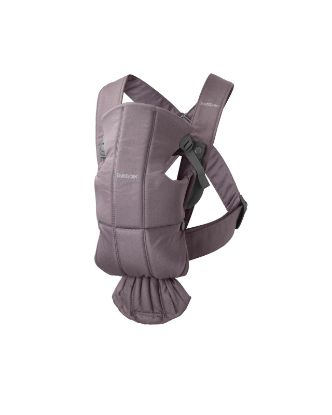 Picture of BabyBjörn Baby Carrier Mini, Dark Purple, Woven | Infant Carrier (7-25 lbs), Ergonomic, Easy-to-Use