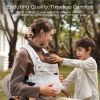 Picture of Momcozy Herihuge Baby Carrier - Crafted with Charming Jacquard Weaving, Durable, Stylish and Elegant, All-Day Comfort for Moms, Time Heritage Beige