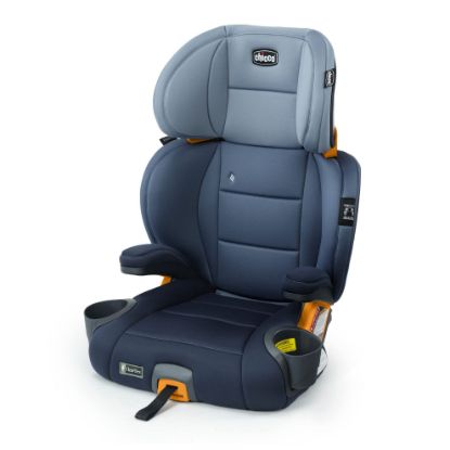 Picture of Chicco KidFit® ClearTex® Plus 2-in-1 Belt-Positioning Booster Car Seat, Backless and High Back Booster Seat, for Children Aged 4 Years and up and 40-100 lbs. | Reef/Navy