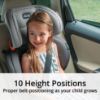 Picture of Chicco KidFit® ClearTex® Plus 2-in-1 Belt-Positioning Booster Car Seat, Backless and High Back Booster Seat, for Children Aged 4 Years and up and 40-100 lbs. | Reef/Navy