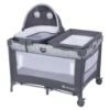 Picture of Baby Trend Nursery Den Playard with Snooze Pod and Flip Over Changer, Diamond Sage