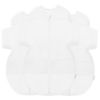 Picture of Happiest Baby SNOO Sleep Sack - 100% Organic Cotton Baby Swaddle Blanket - Doctor Designed Promotes Healthy Hip Development - 3-Pack Bundle (White, S, M, L)
