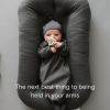 Picture of Snuggle Me Organic Bare | Baby Lounger & Infant Floor Seat | Newborn Essentials | Organic Cotton, Fiberfill | Sparrow