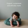 Picture of Snuggle Me Organic Bare | Baby Lounger & Infant Floor Seat | Newborn Essentials | Organic Cotton, Fiberfill | Moss