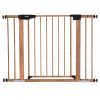 Picture of Mom's Choice Award Winner-BABELIO 26-40 Inch Metal Baby Gate with Wood Pattern, Easy Install Pressure Mounted Dog Gate, Ideal for Stairs and Doorways, with Wall Protectors and Extension Kits