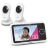 Picture of VTech [Upgraded] VM350-2 Baby Monitor, 5" Screen,2 Cameras,1000ft Range, Night Vision, 2-Way Audio, Lullabies, Secure Transmission No WiFi