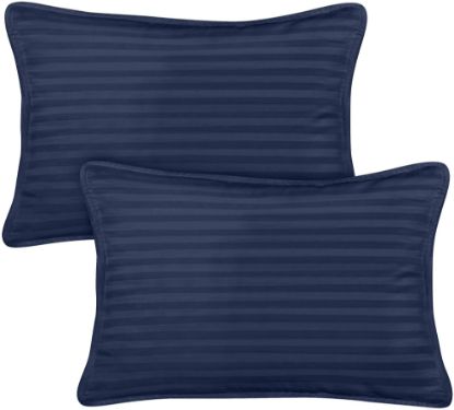 Picture of Utopia Bedding Toddler Pillow (Navy, 24 Pack), 13x18 Pillows for Sleeping, Soft and Breathable Cotton Blend Shell, Small Kids Pillow Perfect for Toddler Bed and Travel (Intended for Age 2 and up)