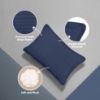 Picture of Utopia Bedding Toddler Pillow (Navy, 24 Pack), 13x18 Pillows for Sleeping, Soft and Breathable Cotton Blend Shell, Small Kids Pillow Perfect for Toddler Bed and Travel (Intended for Age 2 and up)