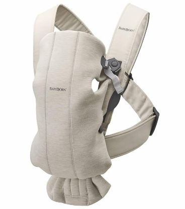 Picture of BabyBjörn Baby Carrier Mini, 3D Jersey, Light Beige